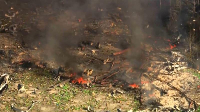 „Es ist die Hölle“: Gewaltige Explosion zerstört US-Fabrik Aufnahmen vom Ort der Explosion zeigen das reinste Trümmerfeld.