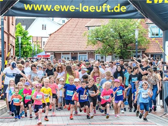 Aufregung herrscht immer beim Start der Kinder. Foto: Stadtmarketing/Elsen