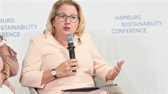 Aus Sicht von Entwicklungsministerin Svenja Schulze (SPD) hat die Hamburger Nachhaltigkeitskonferenz einen gelungenen Start hingelegt.