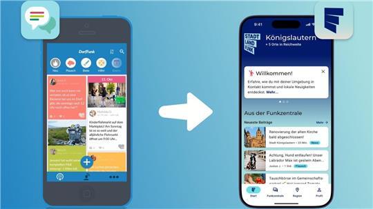 Aus der App DorfFunk wird StadtLand.Funk.