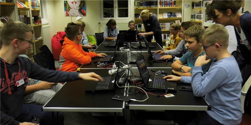 Ausgebucht: Workshop „Stärker mit Games“ in der Bücherei in Jork.