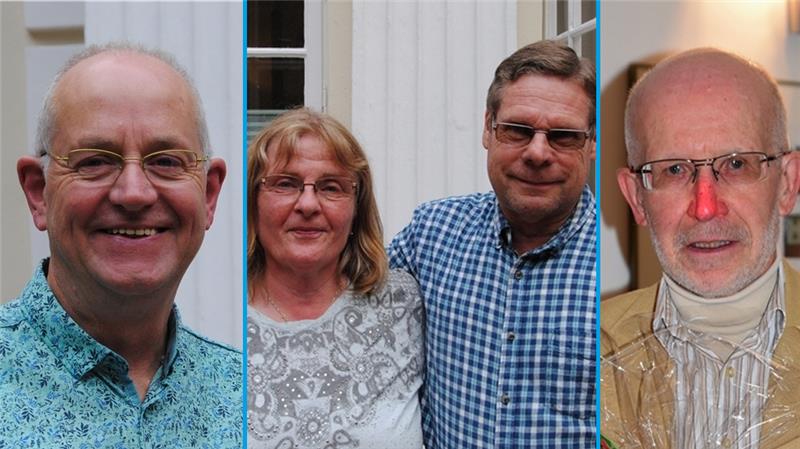 Ihr Blut hat hunderten Menschen das Leben gerettet – Aids und Blutspende sind Thema Ausgezeichnet: Detlef Holst (148 mal Blut gespendet), Regina Bösch-Gehle und Gert Gehle (zusammen 235 Spenden) und Hubert-Peter Beneke (196 Spenden). Fotos: Stief/Archiv