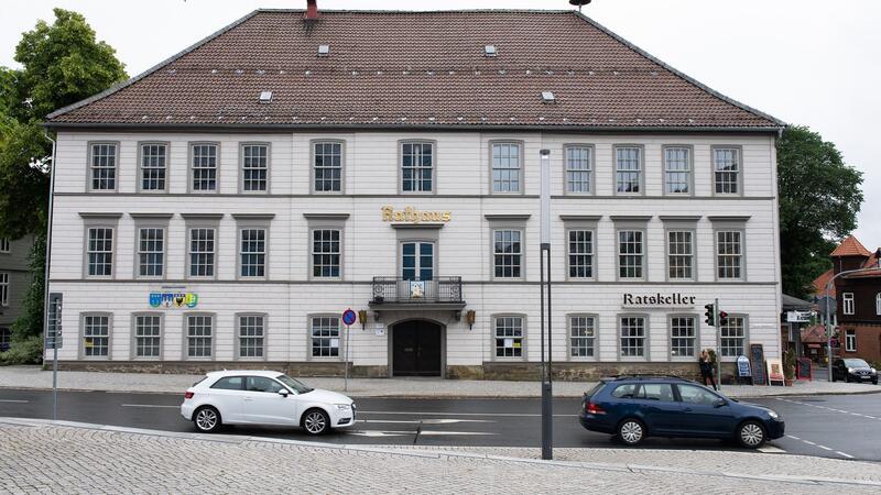 500 Jahre Bergbehörde: Feiern in Clausthal-Zellerfeld Außenansicht des Rathauses der Berg- und Universitätsstadt Clausthal-Zellerfeld.