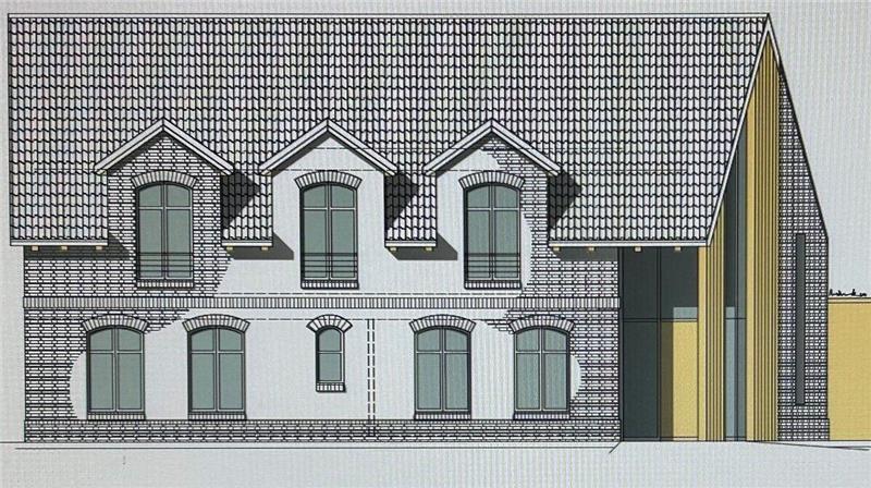 Stader Architekten planen neues Ärztehaus in Hechthausen mit Außenansicht im Planentwurf für den Bau des Ärztehauses in der Hechthausener Ortsmitte. Die Gemeinde möchte das Gebäude errichten, um die hausärztliche Versorgung langfristig sicherzustellen.