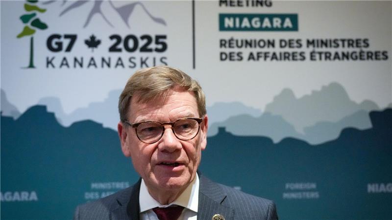 Außenminister Johann Wadephul (CDU) äußert sich am Rande des Treffens der Außenminister der G7-Runde wirtschaftsstarker Demokratien. In Kanada ist der Gaza-Friedensplan eines der Hauptthemen.