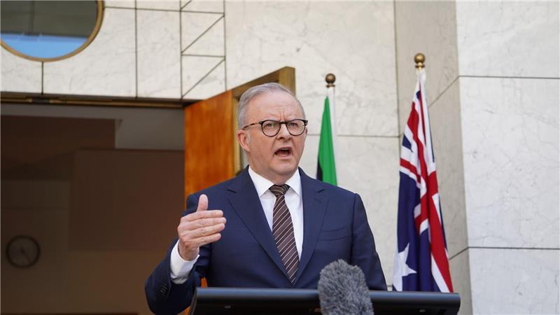 Australiens Premier Albanese lässt nach dem Terroranschlag die Arbeit der Geheimdienste und Strafverfolgungsbehörden überprüfen. (Archivbild)