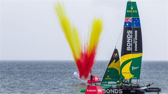 Australiens Segel-Team war beim Grand Prix der SailGP vor Sassnitz nicht zu schlagen.