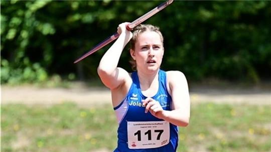 BSV-Athletin Jolea Langhoff holte Silber im Speerwurf.