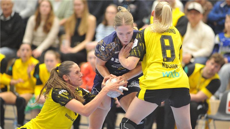 Trotz Hampel-Gala gegen Dortmund: BSV bleibt weiterhin ohne Sieg BSV-Handballerin Johanna Andresen.