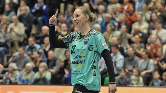 BSV-Keeperin Oliwia Kaminska hielt die Hälfte aller Würfe auf ihr Tor.