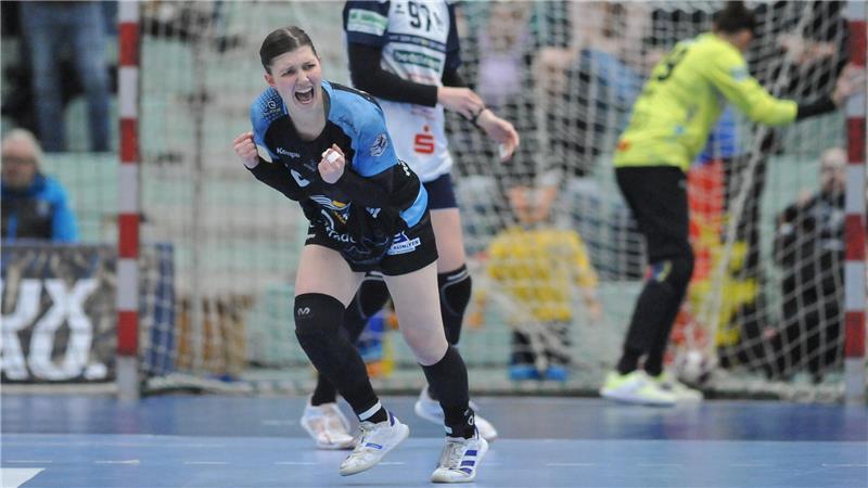 BSV-Spielmacherin Anika Hampel erzielte in der ersten Halbzeit acht Tore.