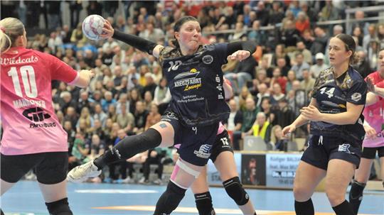 BSV-Spielmacherin Anika Hampel glänzte erneut als Torschützin und Vorlagengeberin.