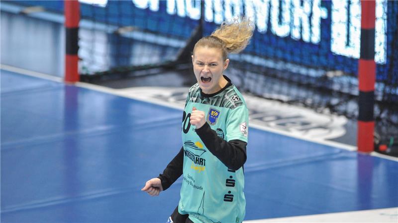 BSV-Torhüterin Annie Linder glänzt mit 8,5 Paraden pro Spiel.