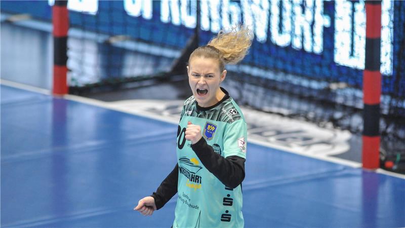 BSV-Torhüterin Annie Linder glänzte in Göppingen mit 15 Paraden.