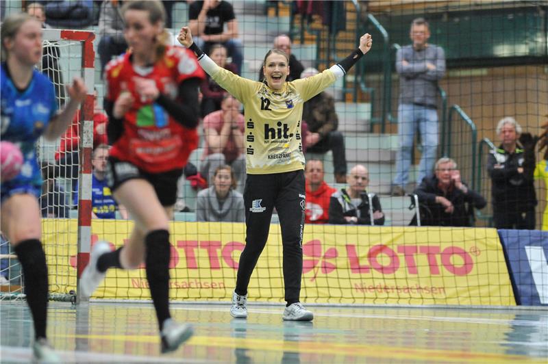 BSV-Torhüterin Marie Andresen kam immer besser ins Spiel. Foto: Jan Iso Jürgens (Archiv)