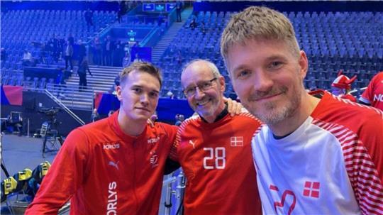 BSV-Trainer Nicolaj Andersson (rechts) mit Bruder Lasse und Vater Claus.