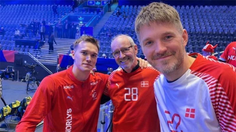 BSV-Retter Nicolaj Andersson zieht Bilanz und trainiert künftig seinen Bruder BSV-Trainer Nicolaj Andersson (rechts) mit seinem Bruder Lasse und Vater Claus.
