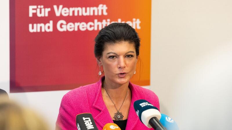 BSW-Chefin Sahra Wagenknecht kann sich Hoffnungen auf einen Einzug ins sächsische Landesparlament machen.