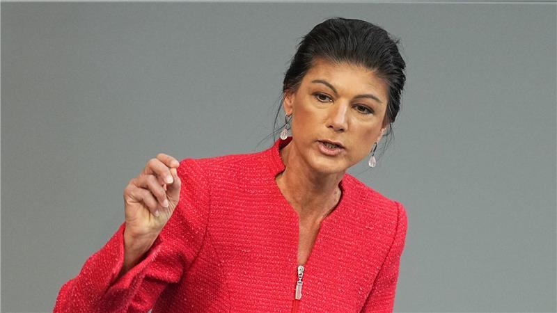 BSW-Gründerin Sahra Wagenknecht sieht „Doppelmoral“ bei Merz. (Archivbild)