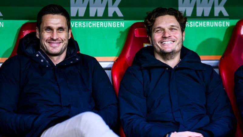 „Haben Zeitnot“: BVB startet in die Mission Aufholjagd BVB-Sportdirektor Sebastian Kehl (l) und Trainer Edin Terzic hoffen auf einen erfolgreichen Start ins neue Jahr.