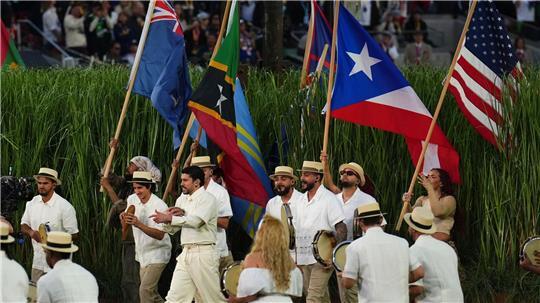 Bad Bunny setzte eine politische Botschaft. 