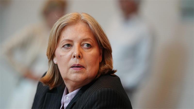 Bärbel Bas, Bundesministerin für Arbeit und Soziales und SPD-Co-Parteivorsitzende, kommt nach Buxtehude.