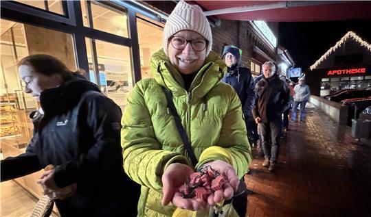 Bärbel Gollnick strahlt über eine handvoll Glück!
