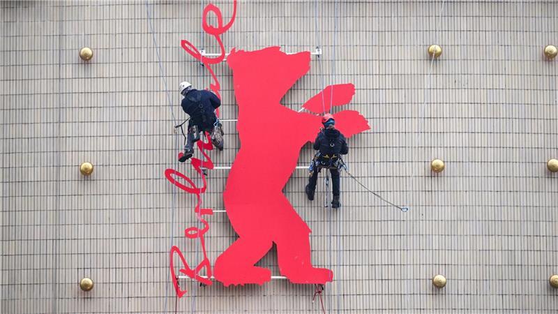 Bärig: Vor Beginn der Berlinale laufen in der Hauptstadt die Vorbereitungen.