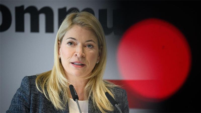 Bahnchefin Evelyn Palla würde dem eigenen Konzern die Schulnote 3 geben. (Archivbild)
