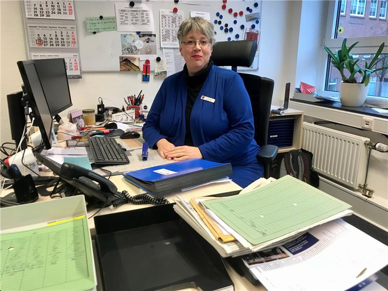 Bald wird dieses Büro leer sein: Landkreis-Dezernentin Nicole Streitz wird Kreisdirektorin im Kreis Minden-Lübbecke. Foto: Wisser