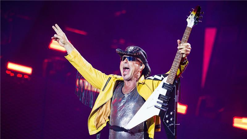 Bandgründer und Gitarrist Rudolf Schenker ist die Kraftzentrale der Scorpions.