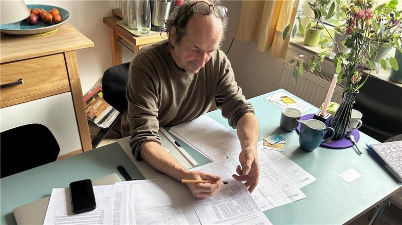 Bank, Versicherung, Anwalt – Christian Petermanns Dokumentensammlung rund um den Betrugsfall ist groß.