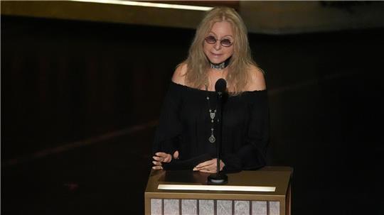 Barbra Streisand bei den Oscars.