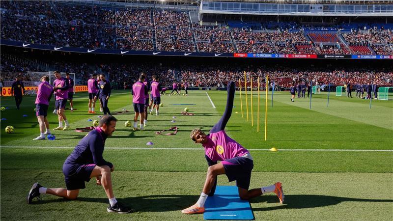 Barça ist zurück: Lamine Yamal und Team genießen erstes Training im renovierten Camp Nou