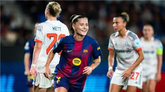 Barcelona und Claudia Pina drehen gegen die Bayern auf