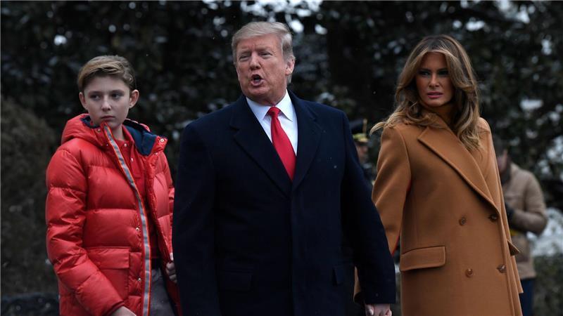 Barron hat einen Teil seiner Kindheit im Weißen Haus verbracht. (Archivbild)