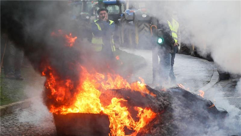 Bauern in Europa haben immer wieder gegen das Abkommen protestiert. (Archivbild)
