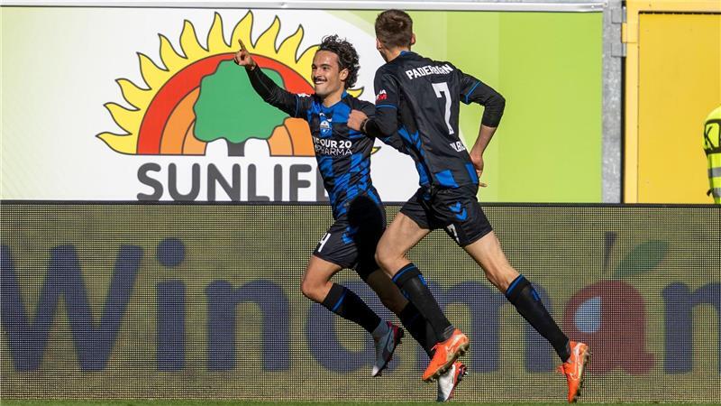 Tigges sichert Paderborner Sieg in packendem Derby Baur (l) eröffnete den Torreigen für Paderborn.