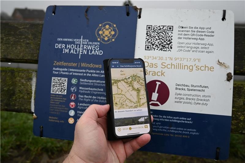 Baustein der erfolglosen Welterbe-Bewerbung: Mit der Hollerweg-App können Ausflügler weiterhin die 700-jährige Geschichte der Kulturlandschaft Altes Land erleben. Foto: Vasel