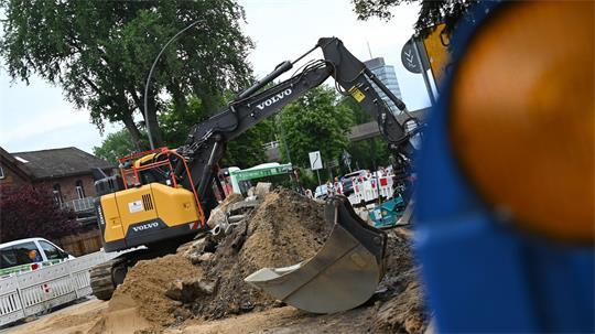 Baustellen sind laut Verband für das Gastgewerbe eine große Belastung. (Symbolbild)