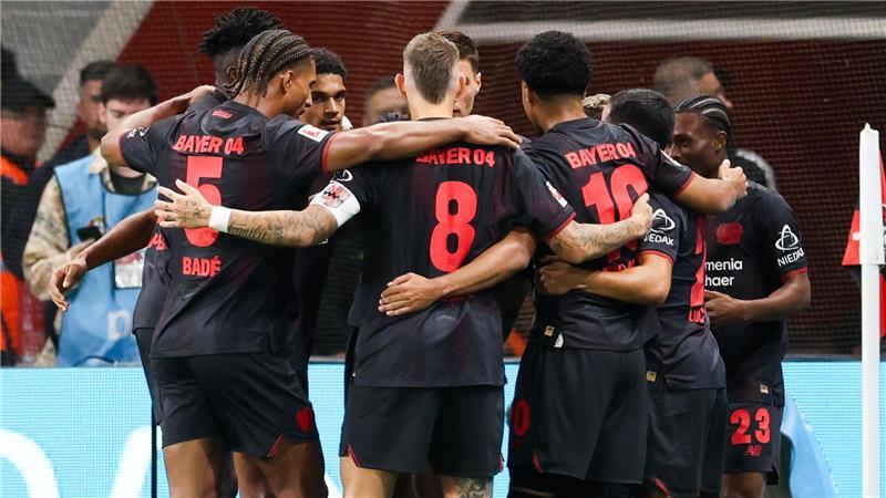 Sieg zu neunt gibt Schub: Hjulmand und die Bayer-Freiheit Bayer Leverkusen hatte endlich wieder Grund zu jubeln.