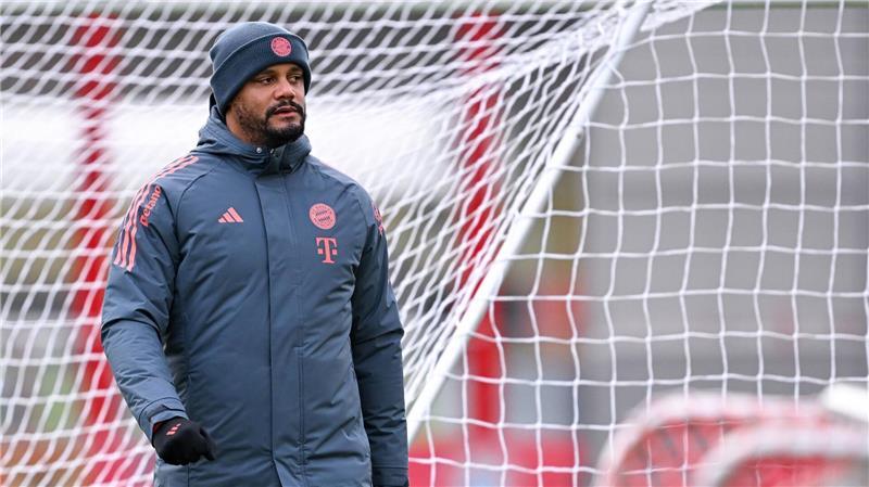 Bayern-Trainer Vincent Kompany hofft auf einen Sieg.