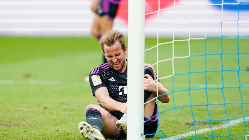 Kane reist verletzt zur Auswahl - „Kein Risiko eingehen“ Bayerns Harry Kane ist beim Spiel gegen Darmstadt umgeknickt.