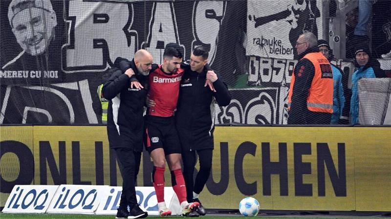„Nicht geschafft, ihn auszuschalten“: Wirtz zaubert wieder Bayers Terrier verletzte sich früh.