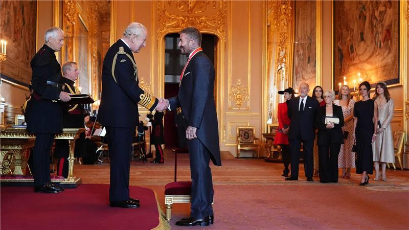 Beckham gilt als großer Verehrer des Königshauses. 