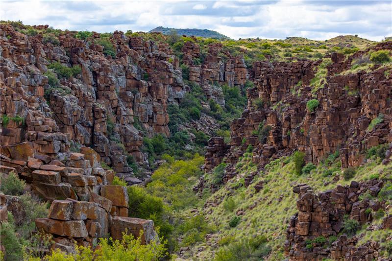 Von Apensen nach Afrika: Olli Elf auf Foto-Safari mit brenzligen Momenten Beeindruckender Blick in den Tiger Canyon in Südafrika.