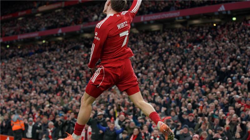 Befreiungsschlag: Wirtz bejubelt seinen Treffer zum 2:0.