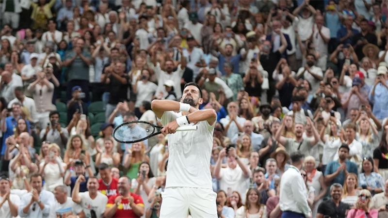 Begeisterte die Zuschauer: Novak Djokovic.