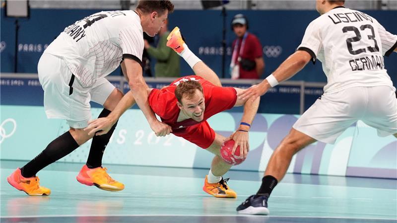 Matchball fürs Halbfinale: Besteht Wolff in der roten Hölle? Bei Olympia 2024 nicht aufzuhalten: Dänemarks Mathias Gidsel. (Archivbild)