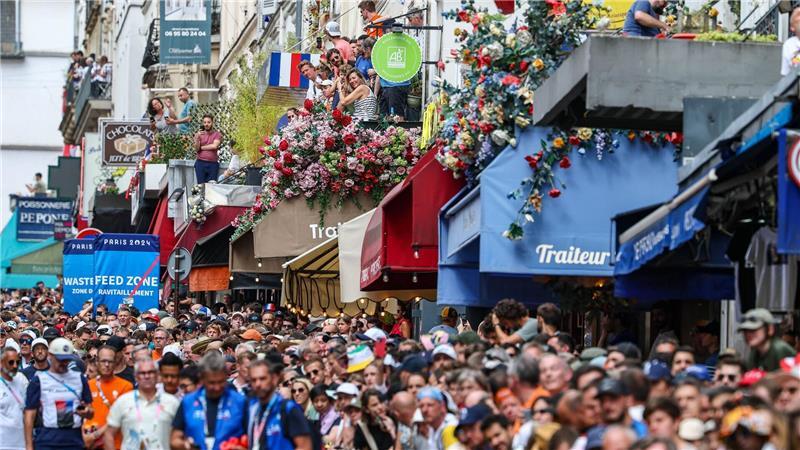 Bei Olympia herrschte beim Radrennen in Montmartre Ausnahmezustand.